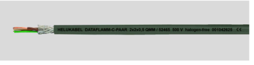 Кабель DATAFLAMM-C PAAR 4x2x0.34